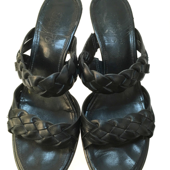 franco sarto slip on sandals